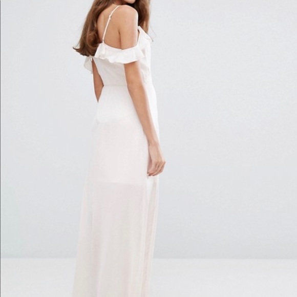 Vero Moda Cold Shoulder Light Pink Dress Sz XS - Picture 2 of 6